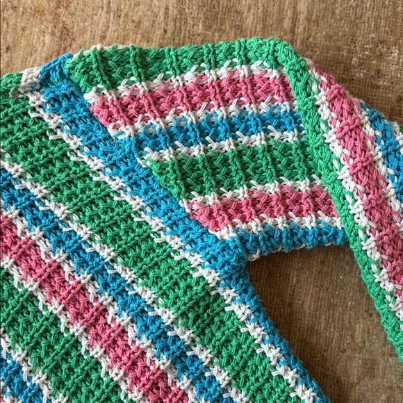 Zara Colorful Knit Cardigan with Buttons - Picture 4 of 7